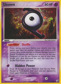 Unown (Z)  - Holofoil Unseen Forces - Holo Rare