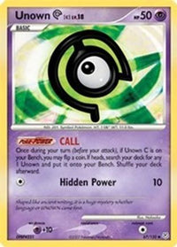 Unown [C] 067  Diamond and Pearl - Uncommon