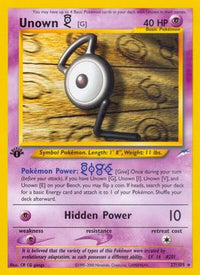 Unown [G]  - Unlimited Neo Destiny - Rare