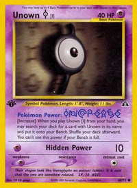 Unown [I] (068/75) [Neo Discovery] 1st Edition - Common