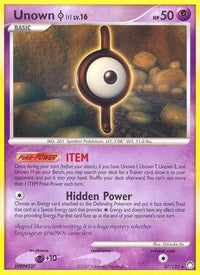 Unown [I]  Mysterious Treasures - Rare