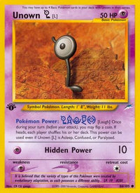 Unown [L] (086/105) [Neo Destiny] 1st Edition - Common