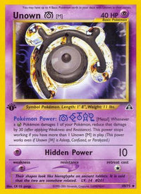 Unown [M] (049/75) [Neo Discovery] 1st Edition - Uncommon