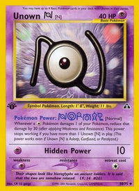Unown [N] (050/75) [Neo Discovery] 1st Edition - Uncommon