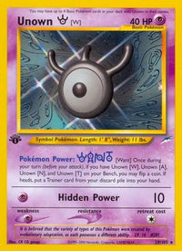 Unown [W]  - Unlimited Neo Destiny - Rare