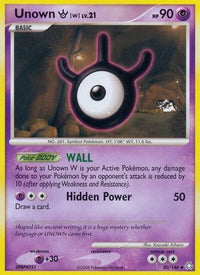 Unown (W)  Legends Awakened - Uncommon