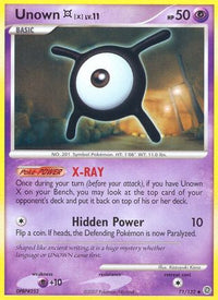 Unown [X]  Secret Wonders - Uncommon