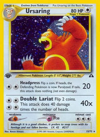 Ursaring (15/75) [Neo Discovery] 1st Edition Holofoil - Holo Rare