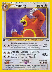 Ursaring (34) (34) 034  - Unlimited Neo Discovery - Rare