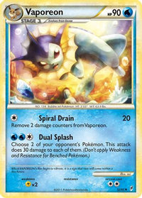 Vaporeon 052  Call of Legends - Uncommon