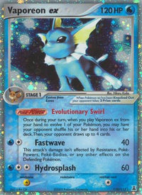 Vaporeon ex  - Holofoil Delta Species - Ultra Rare