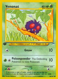 Venonat 090  - Unlimited Neo Destiny - Common