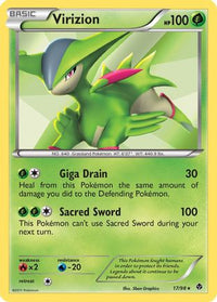 Virizion  - Holofoil Emerging Powers - Holo Rare