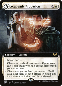 Academic Probation (Extended Art) [Strixhaven: School of Mages]