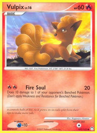 Vulpix 107  Mysterious Treasures - Common