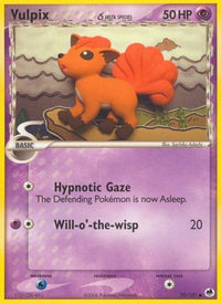 Vulpix (Delta Species) 070  - Reverse Holofoil Dragon Frontiers - Common