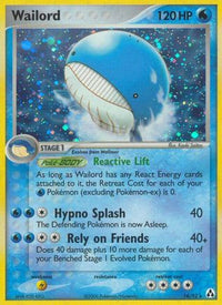 Wailord  - Reverse Holofoil Legend Maker - Holo Rare