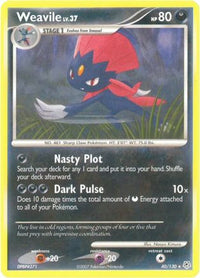 Weavile  Diamond and Pearl - Rare