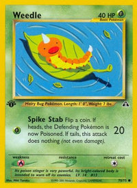 Weedle 070  - Unlimited Neo Discovery - Common