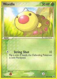 Weedle  - Reverse Holofoil Delta Species - Common