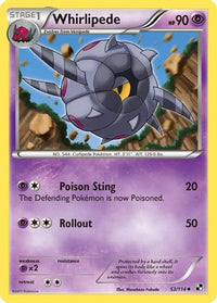 Whirlipede  Black and White - Uncommon