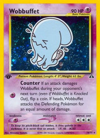 Wobbuffet (016/75) [Neo Discovery] 1st Edition Holofoil - Holo Rare