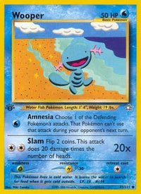 Wooper (082/111) [Neo Genesis] 1st Edition - Common