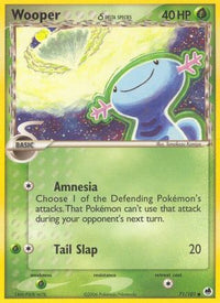 Wooper (Delta Species) 071  - Reverse Holofoil Dragon Frontiers - Common
