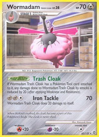 Wormadam Trash Cloak  Secret Wonders - Rare