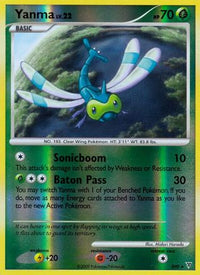 Yanma (Shiny)  - Reverse Holofoil Supreme Victors - Shiny Holo Rare
