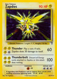 Zapdos  - Holofoil Legendary Collection - Holo Rare
