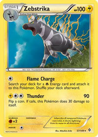 Zebstrika  - Holofoil Boundaries Crossed - Holo Rare