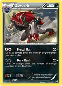 Zoroark 090  - Holofoil Legendary Treasures - Holo Rare