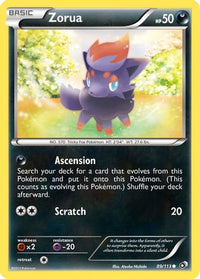 Zorua 089  Legendary Treasures - Common