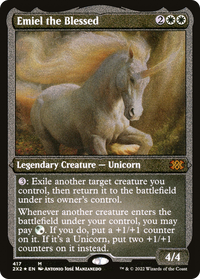 Emiel the Blessed (Foil Etched) -  Foil (2X2-417) - Double Masters 2022