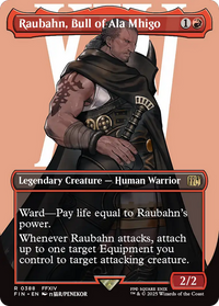 Raubahn, Bull of Ala Mhigo -  (Borderless) (FIN-388) - FINAL FANTASY