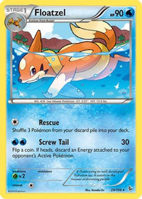 Floatzel 029  XY  Flashfire - Rare