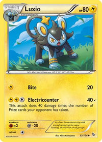 Luxio 033  XY  Flashfire - Uncommon
