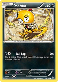 Scraggy 058  XY  Flashfire - Common