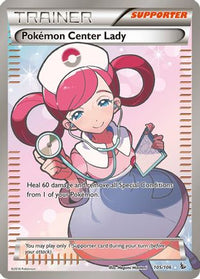 Pokemon Center Lady (105 Full Art) (105 Full Art) 105/106  - Holofoil XY  Flashfire - Ultra Rare