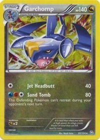Garchomp - 91/124 (Cracked Ice Holo)/124  - Holofoil Deck Exclusives - Holo Rare