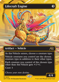 Lifecraft Engine -  (Borderless) Foil (DFT-531) - Aetherdrift