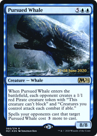 Pursued Whale [Core Set 2021 Prerelease Promos]