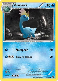 Amaura 025  XY  Furious Fists - Uncommon