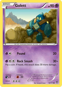 Golett 042  XY  Furious Fists - Common