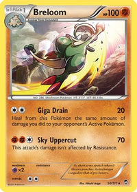 Breloom 050  XY  Furious Fists - Rare