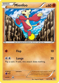 Mienfoo 056  XY  Furious Fists - Common