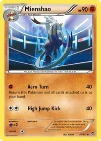 Mienshao 057  XY  Furious Fists - Uncommon
