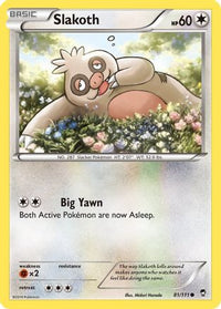 Slakoth 081  XY  Furious Fists - Common
