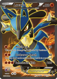 Lucario EX (107 Full Art) (107 Full Art) 107  - Holofoil XY  Furious Fists - Ultra Rare